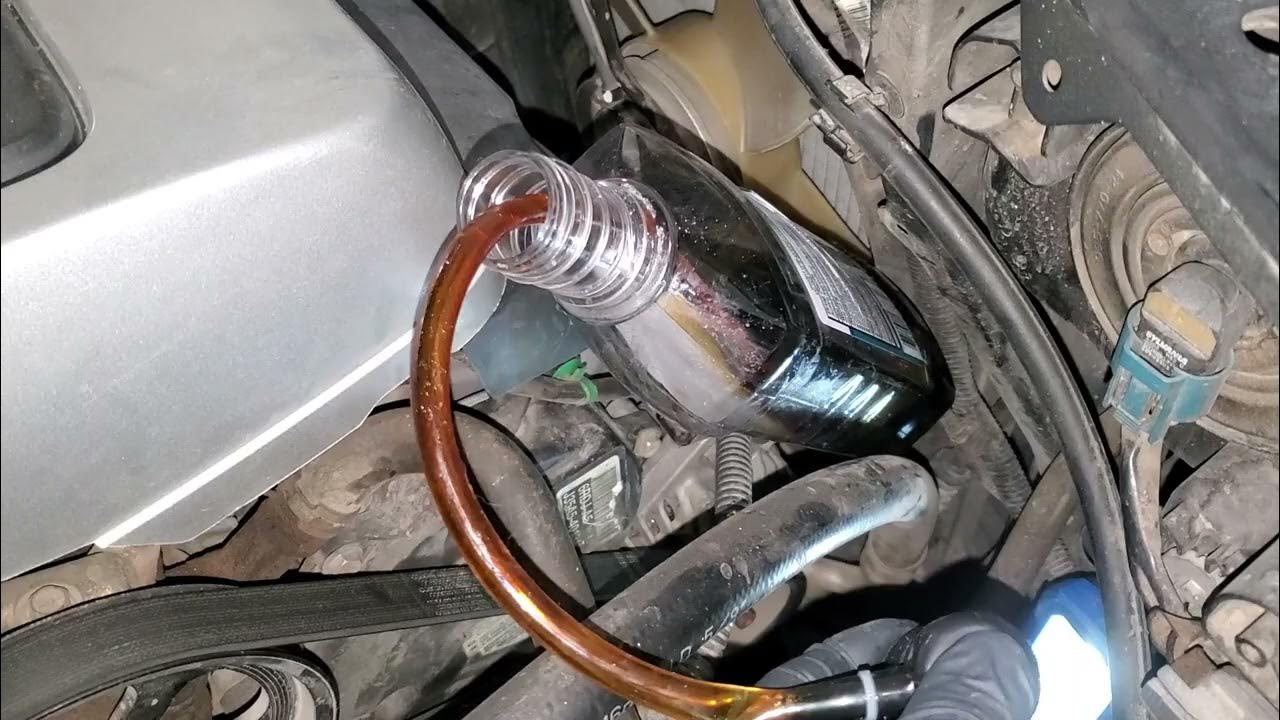 Acura MDX Quick Power Steering Fluid Reservoir Change - Use Fluid Pump
