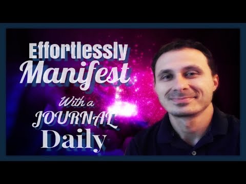 Effortlessly manifest with a daily journal!