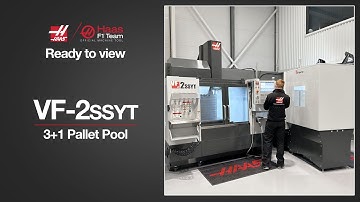 Haas VF-2SSYT with 3+1 Pallet Pool