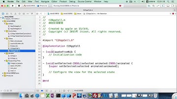 07 App管理02自定義Cell