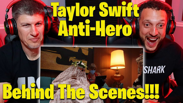 Taylor Swift - Anti-Hero (Behind The Scenes with The Ghosts In The Room) REACTION!!!