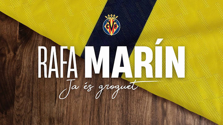 Presentación oficial de Rafa Marín