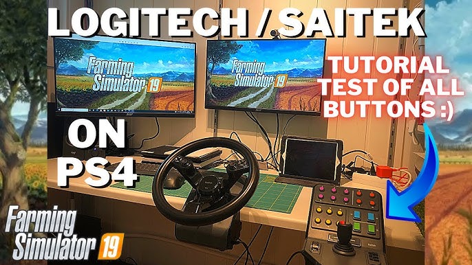 Logitech G Saitek Farm Sim lenkrad für die ps4. Es funktioniert. 