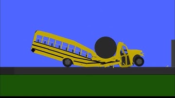 Algodoo car crashes & destruction #39