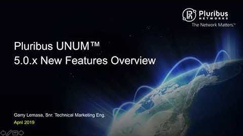 Pluribus UNUM 5.0.x New Features Overview