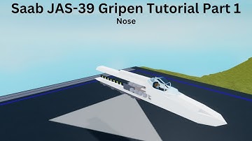 Plane Crazy Saab JAS-39 Gripen Tutorial Part 1: Nose