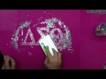 How To Make Custom Rhinestone Sorority And Fraternity Shirts Apparel Decals