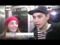New Yorkers Strip To Underwear In Winter Chill New Yorkers Strip To Underwear In Winter Chill