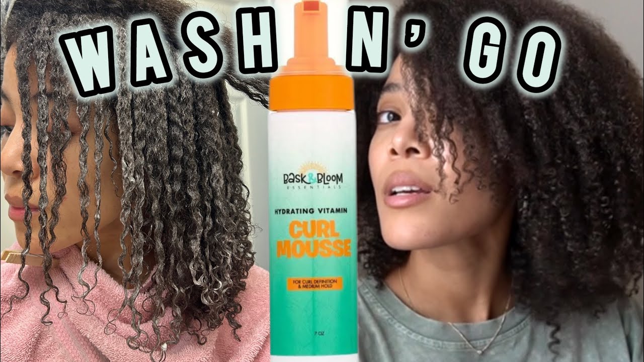 1 Product Mousse Wash N Go - Bask & Bloom Curl Mousse