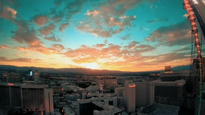 Sunset in the Desert