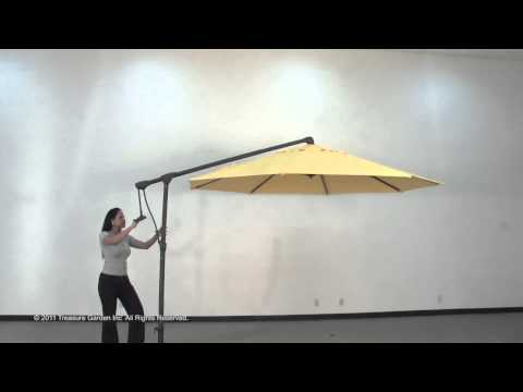 Side-mount Cantilever Outdoor Umbrella