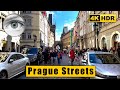 Prague walking tour - Charles Bridge and Old Town Square 🇨🇿 Czech Republic 4k HDR ASMR