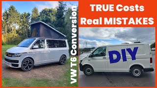 True cost Conversion of a VW T6 Transporter 2024 DIY with Mistakes This Changes our Lives #vanlife