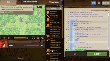 CodeCombat. Python solution.  Stillness in Motion
