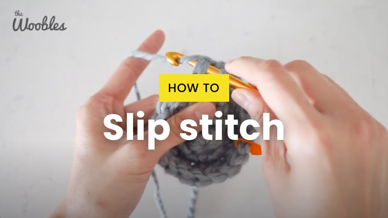 How to slip stitch (sl st) in crochet YouTube