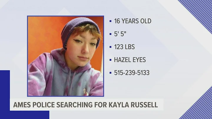 Ames police searching for missing 16-year-old girl