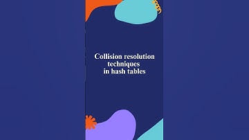 Collision Resolution Techniques in Hash Tables 🔍 | Data Structures