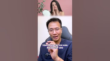 Tẩy tế bào chết hay tẩy da chết hóa học dành cho type da nào #shorts | Dr Hiếu