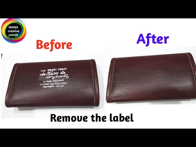 How To Remove Initials Off a Louis Vuitton Leather Bag In 5