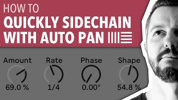 HOW TO QUICKLY SIDECHAIN WITH AUTO PAN | ABLETON LIVE