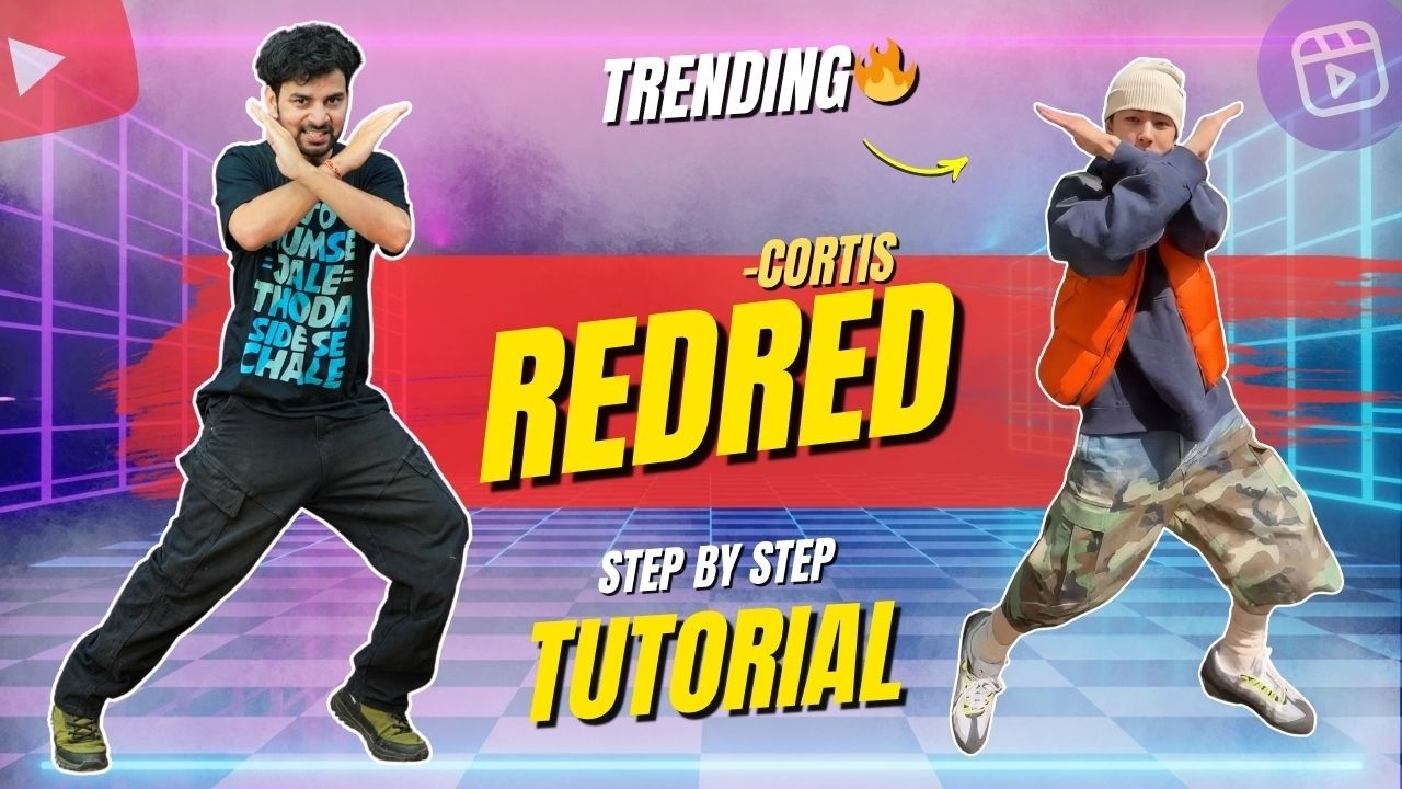 Cortis RED RED Tutorial 😱 Cortis RED RED Dance Tutorial 🔥 - YouTube