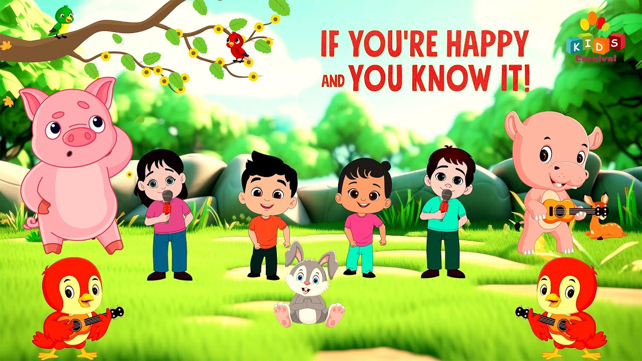 If You' re Happy And You Know It I Nursery Rhymes And Kids Songs For ...