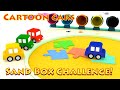 SAND BOX CHALLENGE! - NEW Episodes 2021! - Cartoon Cars - Cartoons for kids