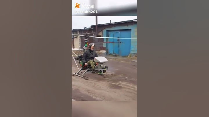 homem fabrica helicóptero