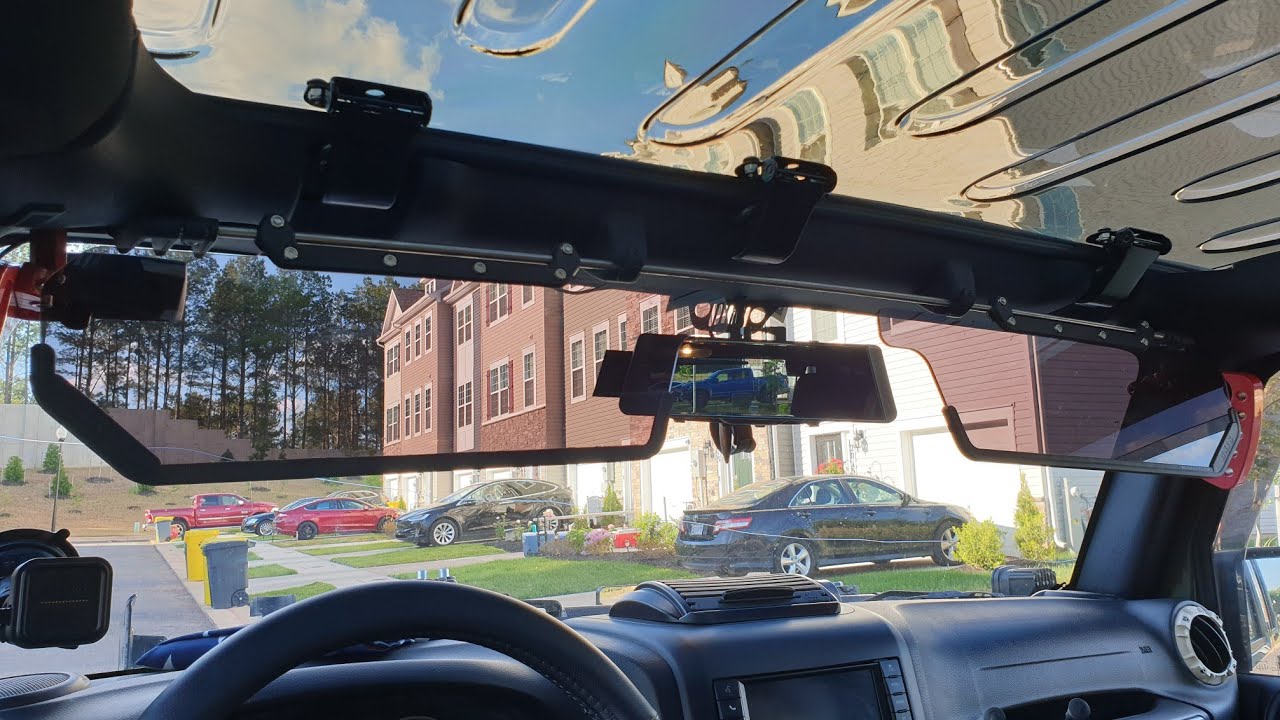 YOU NEED THIS !!! TeraFlex Jeep Wrangler Axis Sun Visor System 吉普牧马人改装