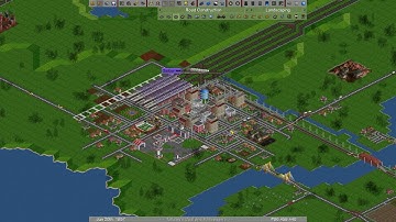 Town Square in Gelow | Tallulah Modding | OpenTTD