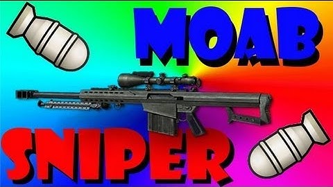 MOAB SNIPER Barrett Gold | MW3 Gameplay