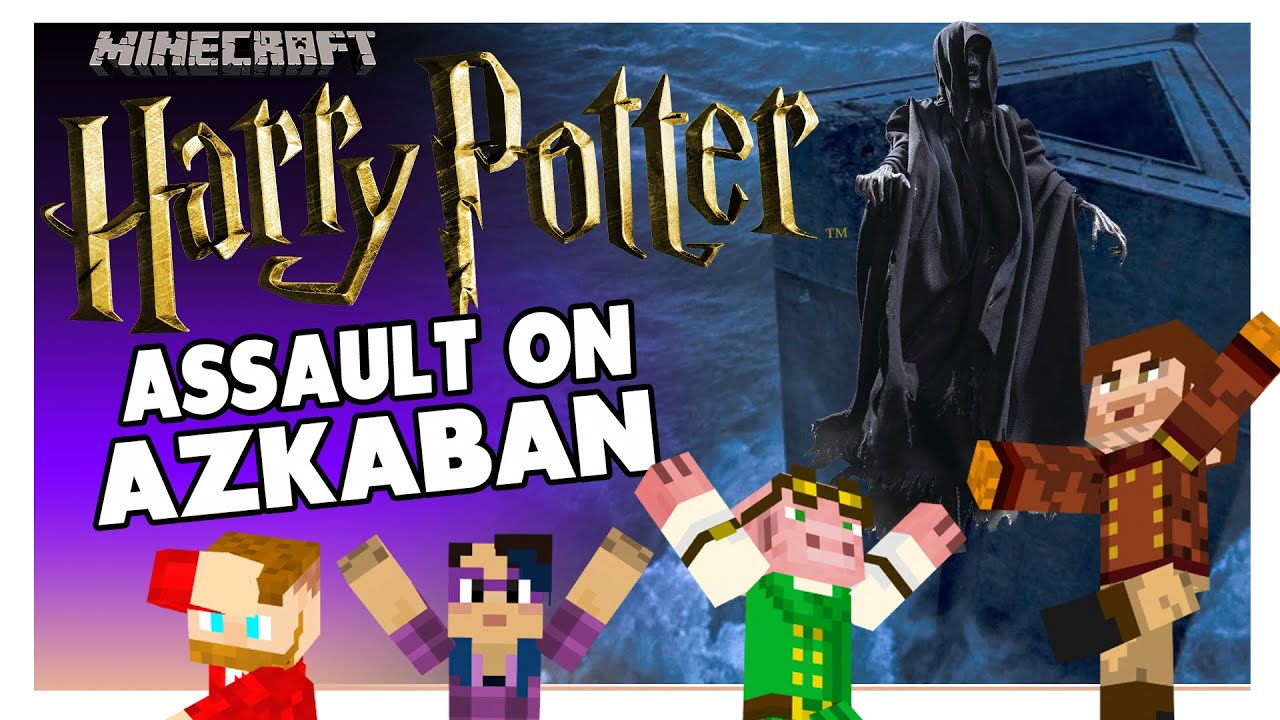 Minecraft Azkaban Assault on Azkaban! - Minecraft: Harry Potter #10 - YouTube