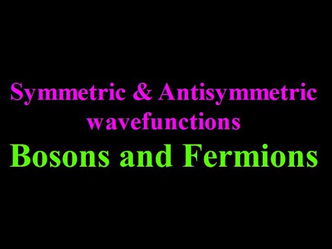 Symmetric and antisymmetric