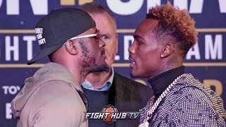 JERMELL CHARLO \& TONY HARRISON SHARE INTENSE FACE OFF FOR REMATCH IN LOS ANGELES