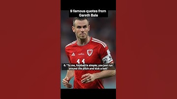 9 famous quotes from Gareth Bale #shorts