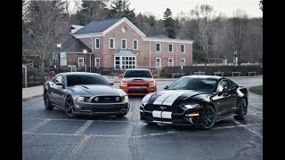 302 MANI 2014 MUSTANG GT VS 2020 DODGE CHARGER SCAT PACK!