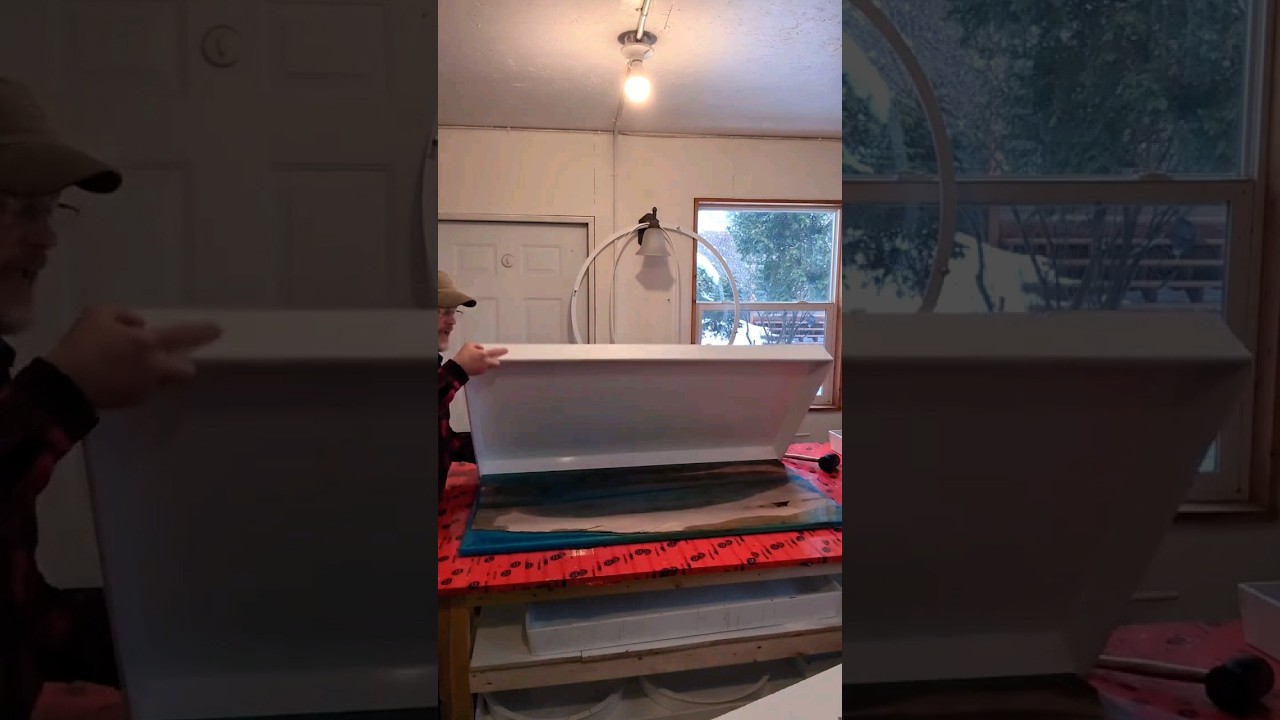 How to remove wood slab & resin from a high density form. resin 