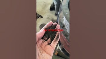 Testing the rubber grinder with Taiwan customer rubber sample