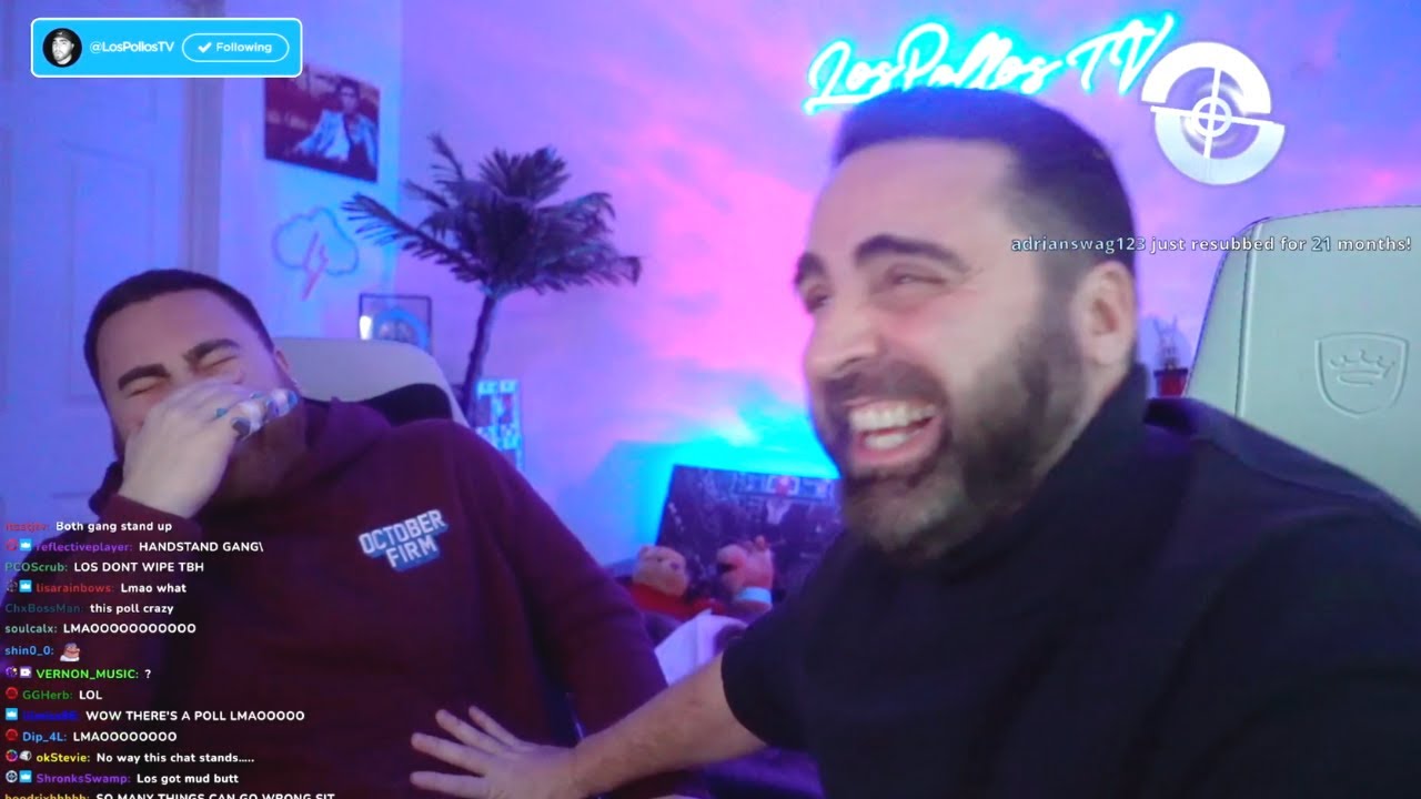 LosPollosTV и папа чуть не потеряли сознание от истерического смеха, обсуждая вытирание после туа...