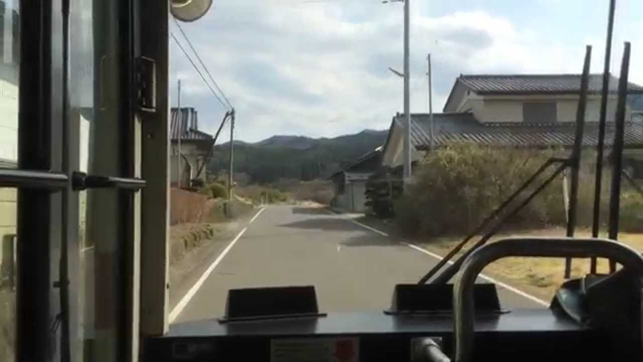 【前面展望】福島交通バス 90-1系統 矢祭中学校前→大垬明神(おおぬかりみょうじん)