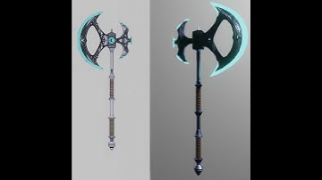 Axe - concept art & 3D