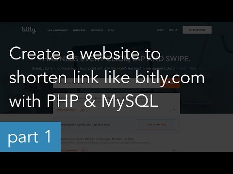Create a website to shorten link like bitly.com with PHP and MySQL - Part 1