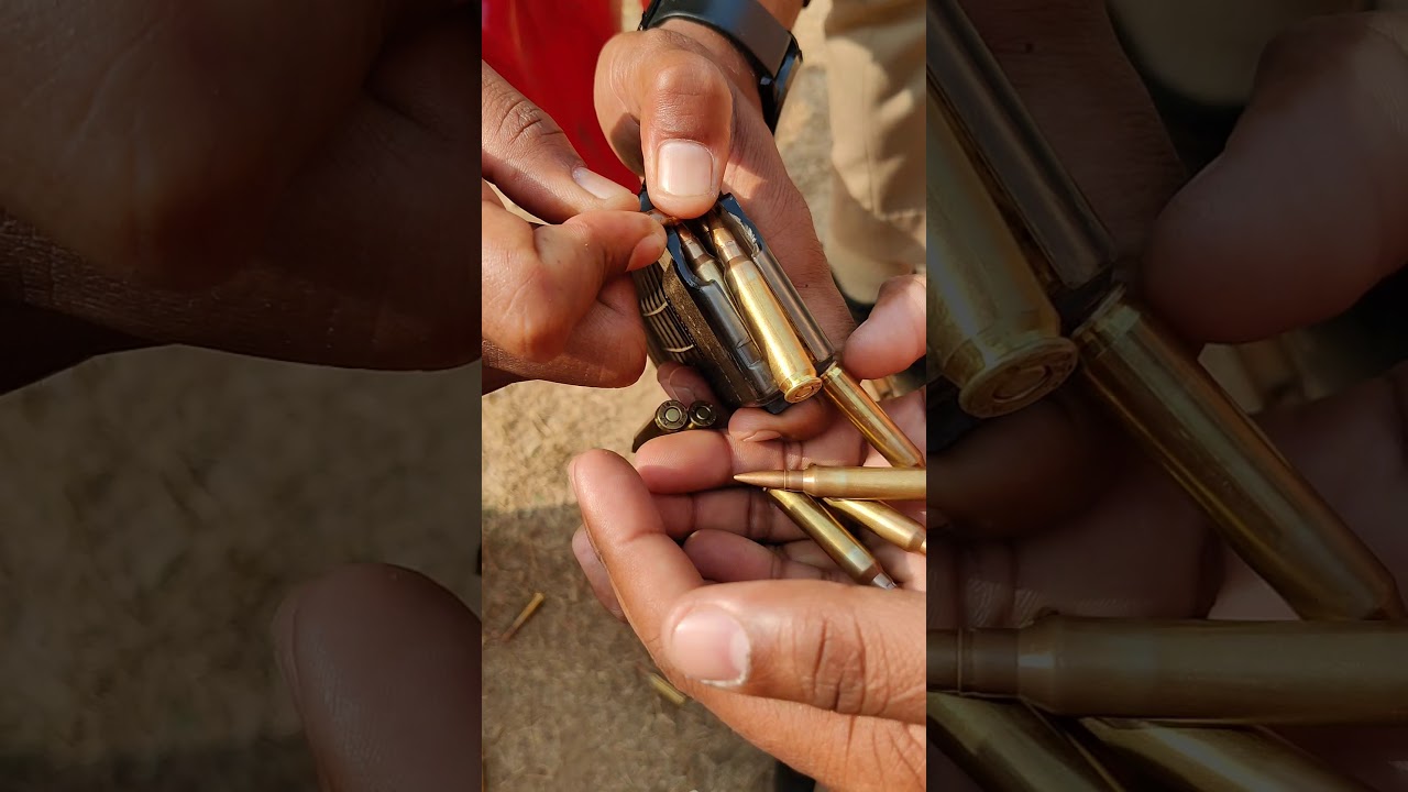 5.56mm insas rifile magazine discharge YouTube