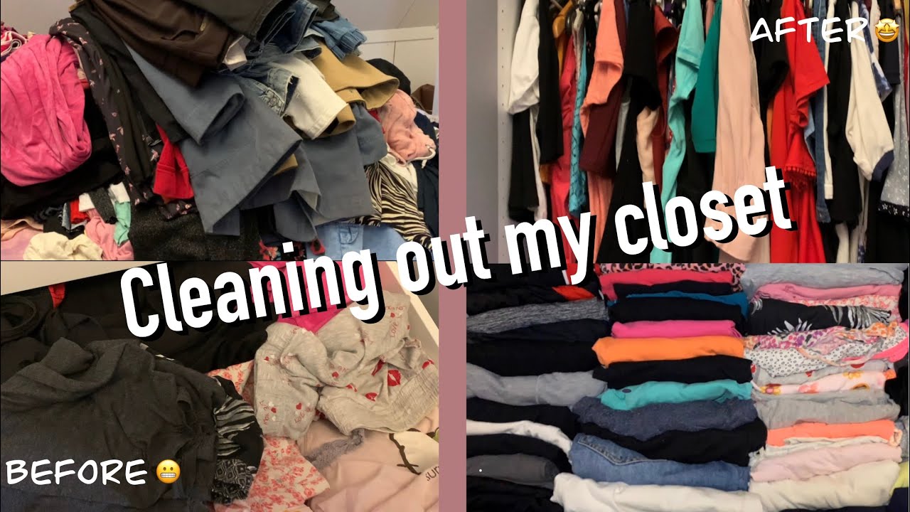 HUGE CLOSET CLEAN OUT ☆ decluttering, organizing and deep cleaning ...