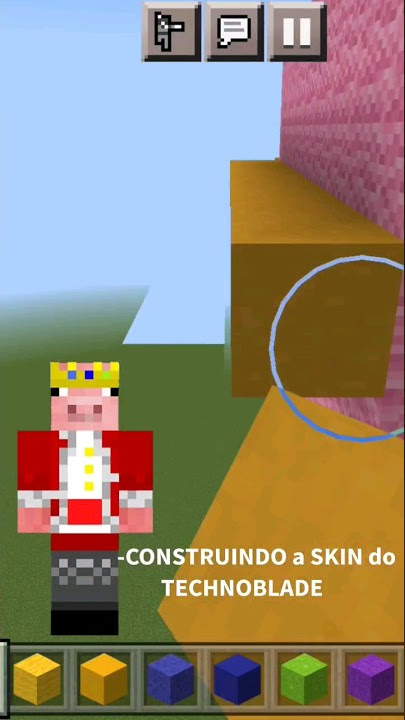 CONSTRUINDO a SKIN do GELEIA - #minecraft #geleia #geleiaplays #shorts 