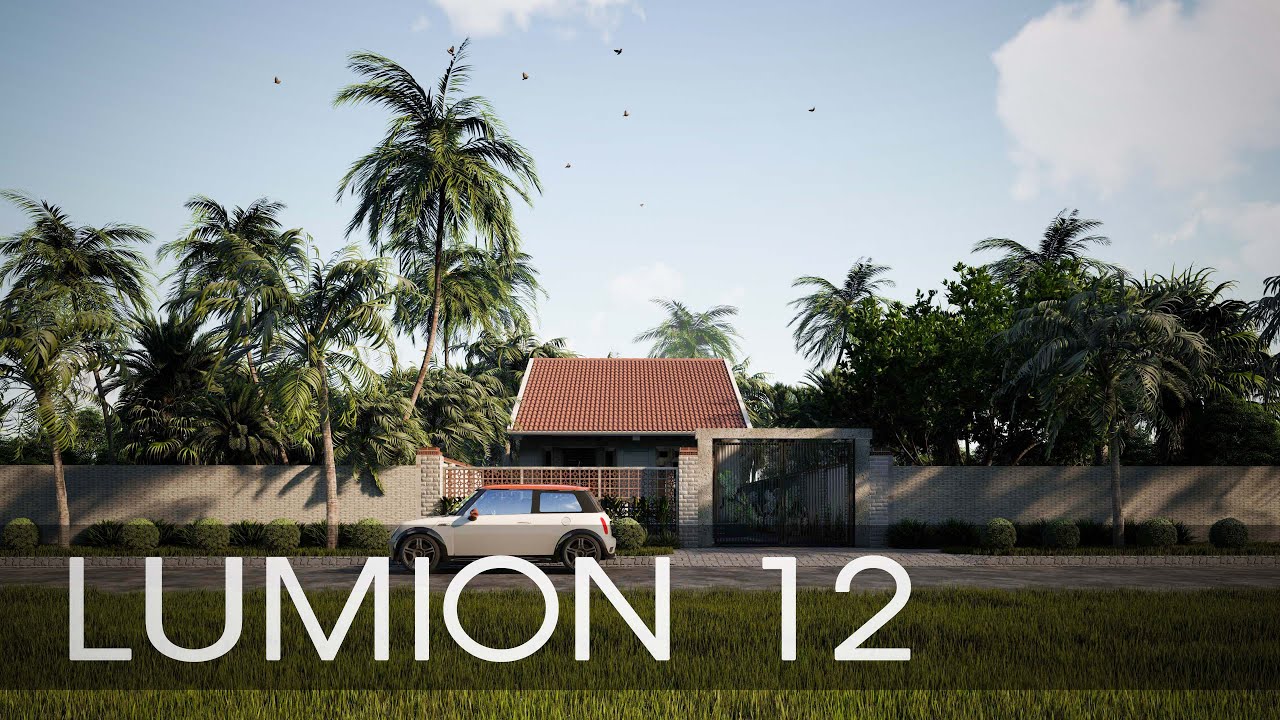 LUMION RENDER - NHA RUONG LUA - VIETNAM COUNTRY - YouTube