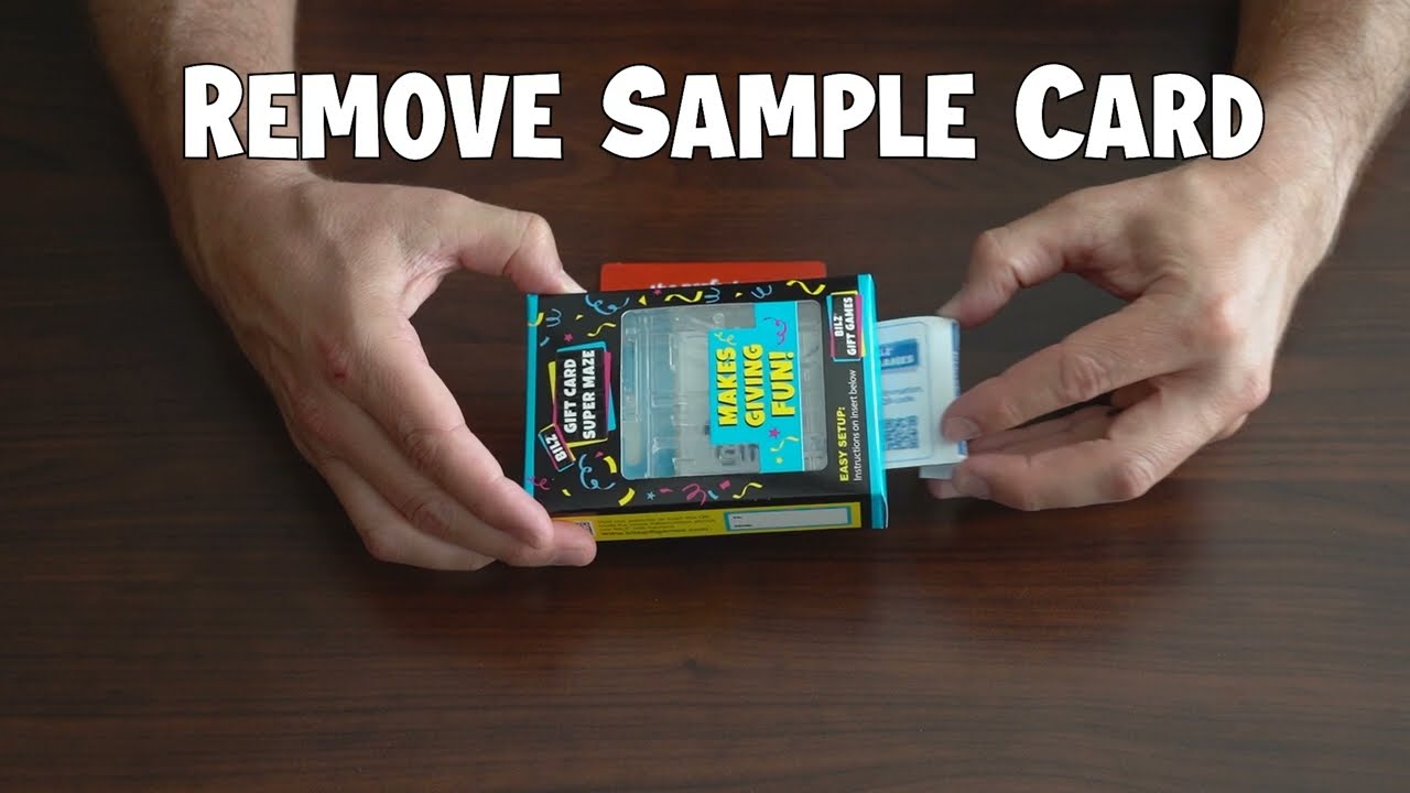 Gift Card Maze by Bilz | Puzzle Warehouse