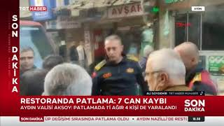 Ali̇ Soydemi̇r Trt Haber Nazi̇lli̇ Patlama