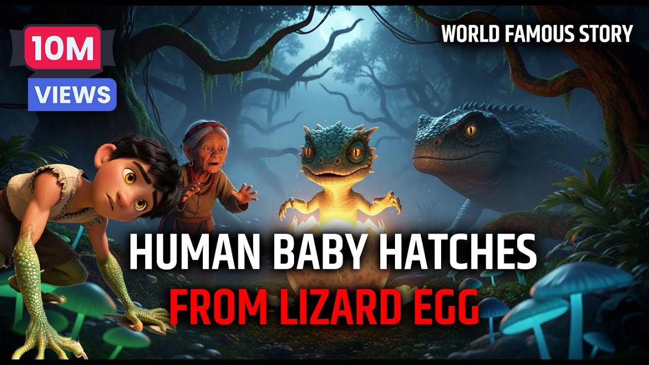 Human baby hatches from lizard egg | Legion of Lizards motivational story |  