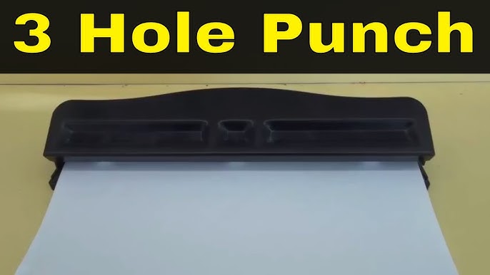 SKILCRAFT Heavy-Duty Three-Hole Punch by AbilityOne® NSN6203315